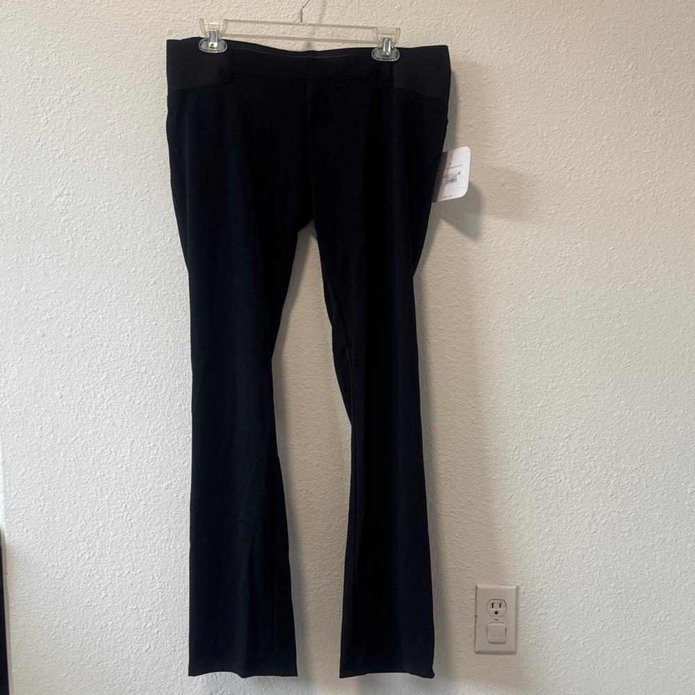 Isabel Maternity by Ingrid & Isabel Black Boot Cut Pants
